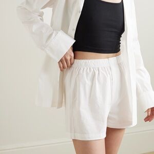 NWT Skims Spa Cotton Poplin Sleep Shorts - 4X